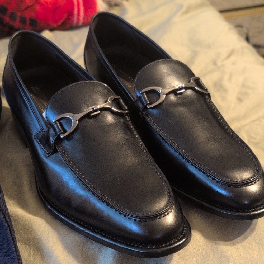 Johnston & Murphy Ellsworth Bit Loafer Black Dress Shoe